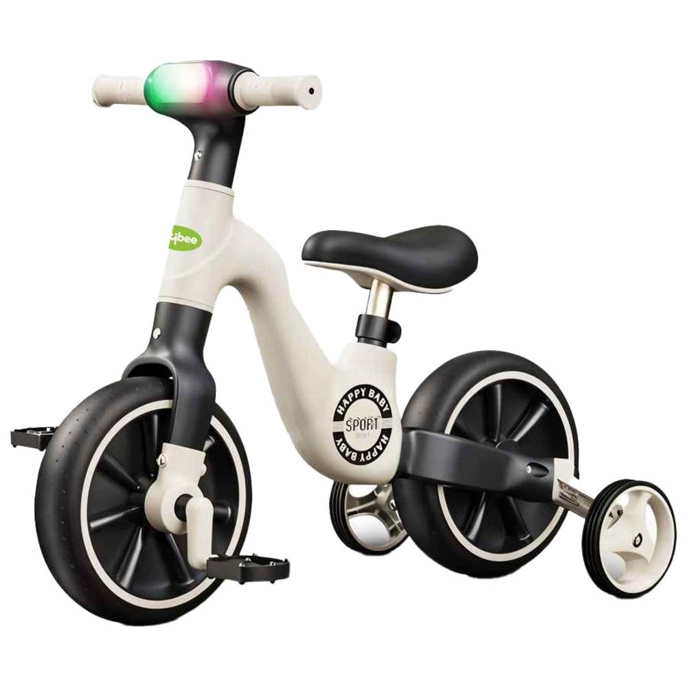 بايبي - دراجة ثلاثية للأطفال 2 في 1 بوزي - أسود