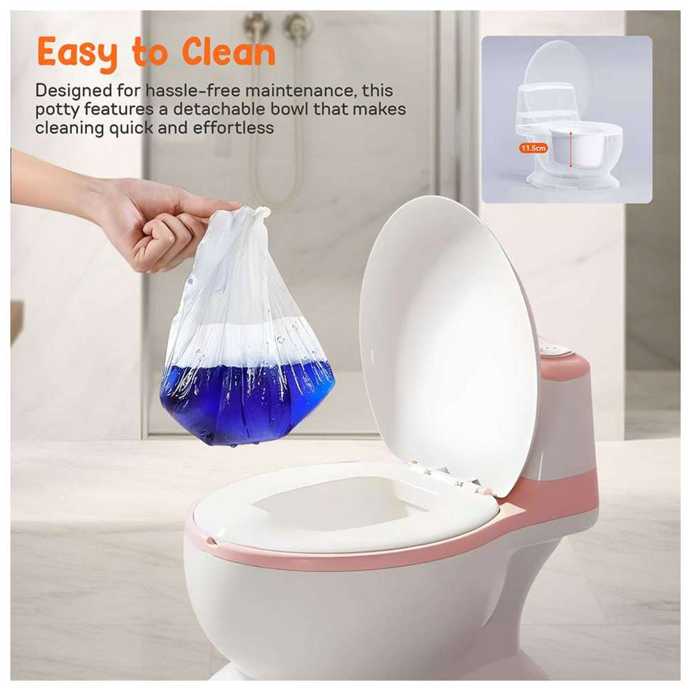 بايبي - مقعد نونية لاسو للأطفال - وردي