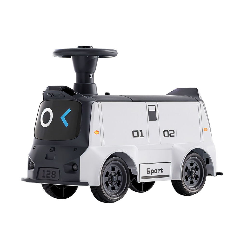 بايبي - سيارة دفع وركوب للأطفال والدو - أسود