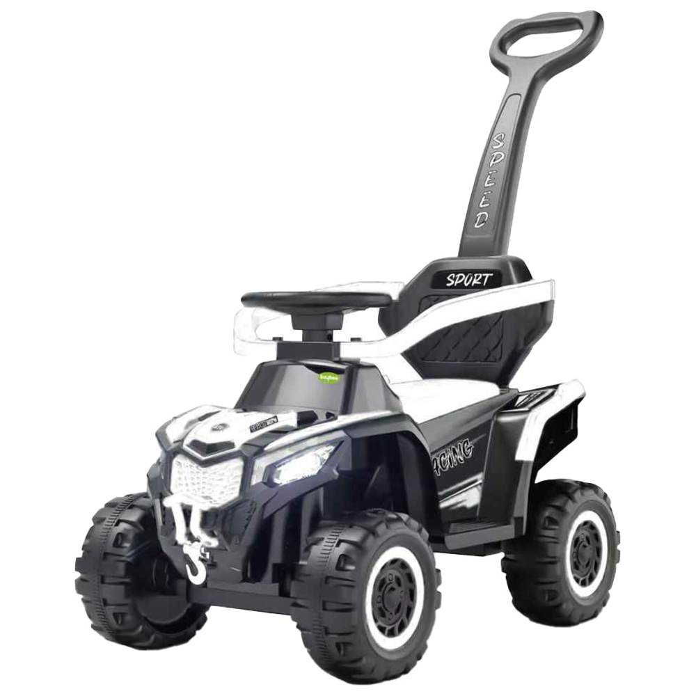 بايبي - سيارة دفع وركوب للأطفال 2 في 1 مونستر - أبيض