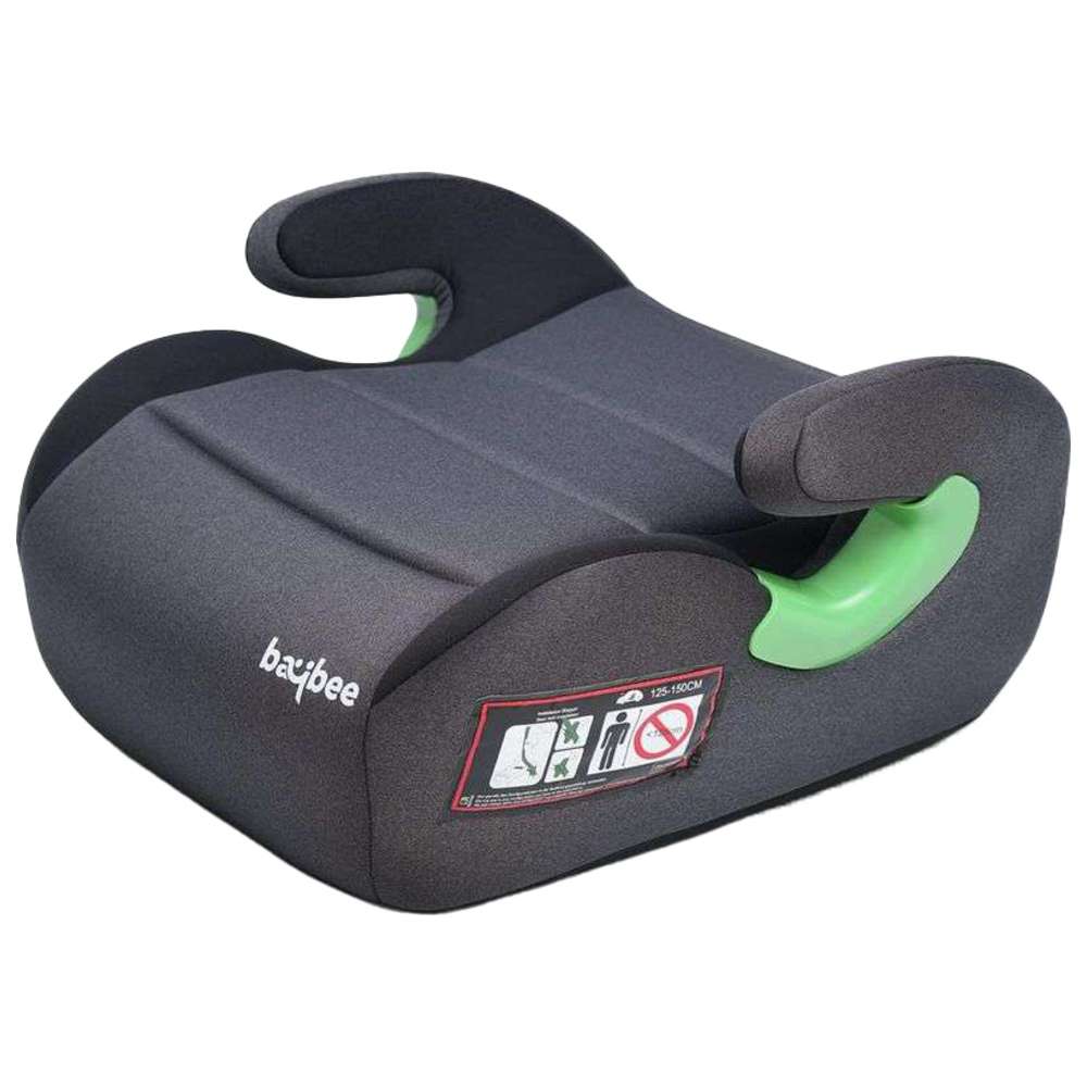 بايبي - كرسي سيارة داعم للأطفال بدون نظام تثبيت أيزوفيكس - رمادي