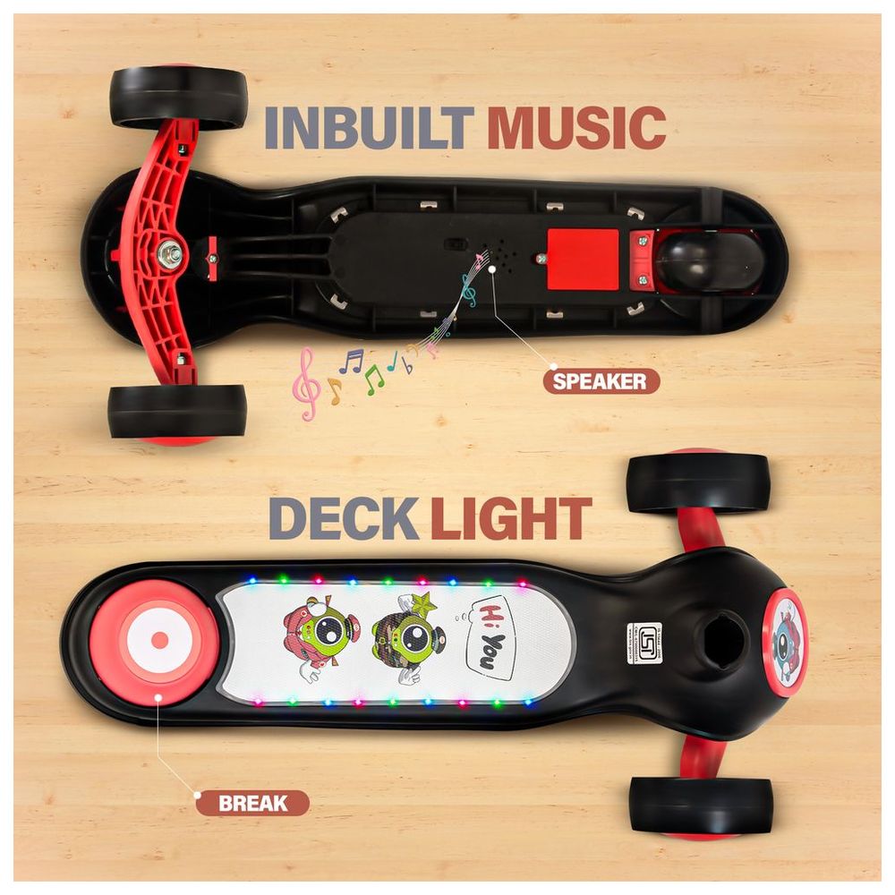 بايبي - سكوتر أطفال رولّو - أسود