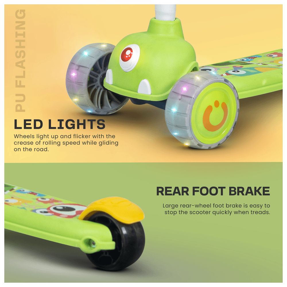 بايبي - سكوتر أطفال ماكسي - أخضر