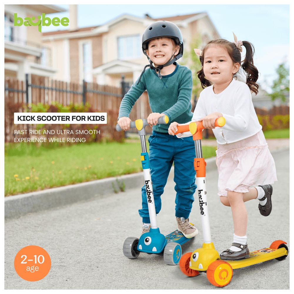 بايبي - سكوتر أطفال ماكسي - أصفر