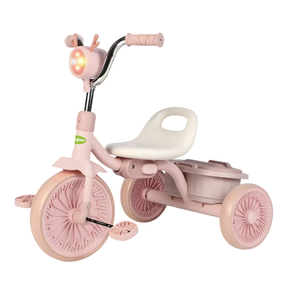 بايبي - دراجة ثلاثية للأطفال قابلة للطي تريكي - زهري