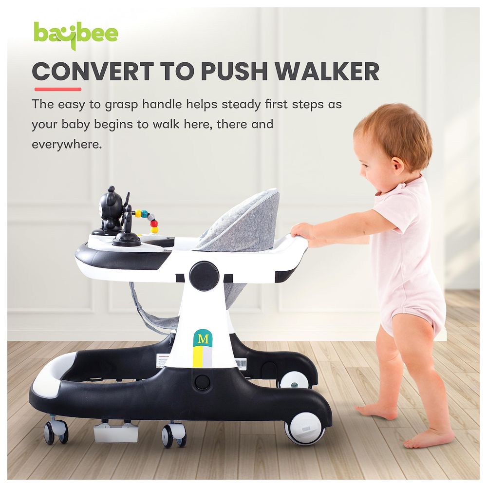 بايبي - مشاية أطفال قابلة للطي 2 في 1 ماجنوم - أسود