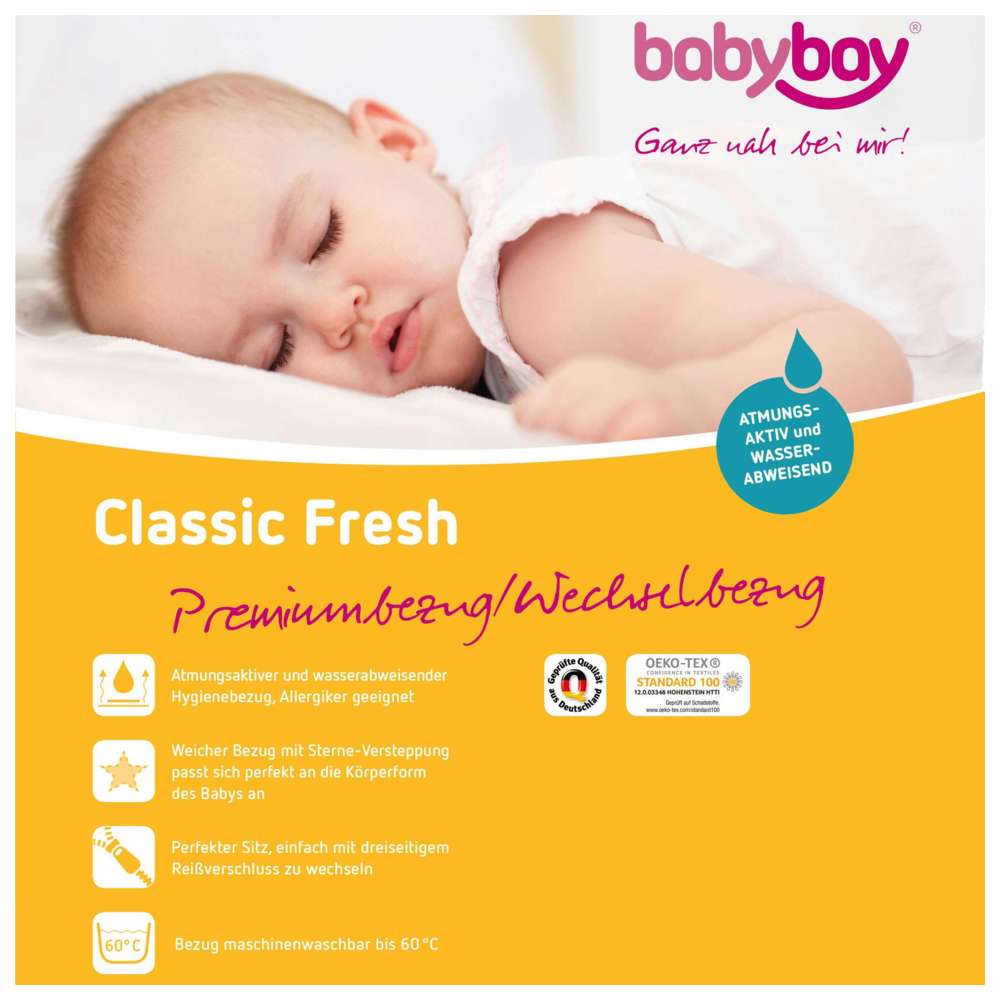 Babybay - Classic Fresh Mattress - White - Maxi 