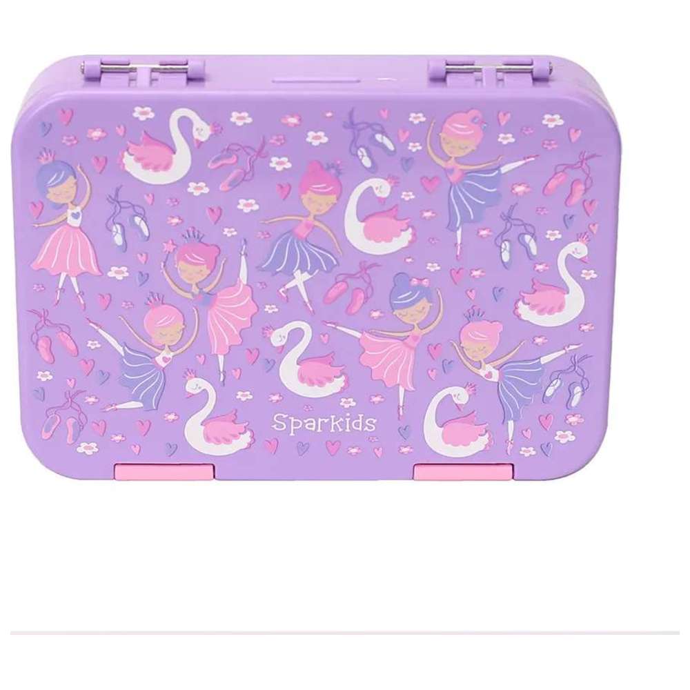 Snack Attack - 4/6 Compartment Bento Lunch Box - Ballerina - 710 ml