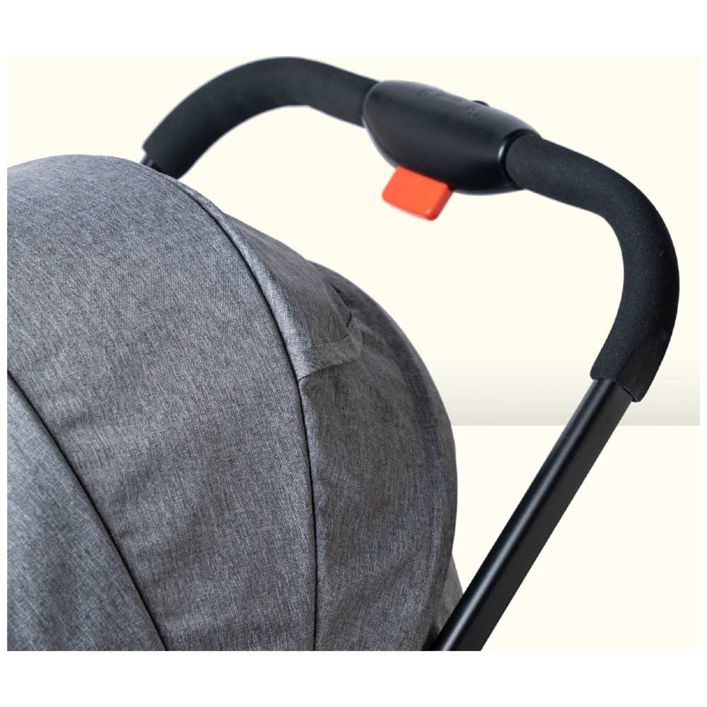 مولودي - عربة أطفال خفيفة الوزن - رمادية