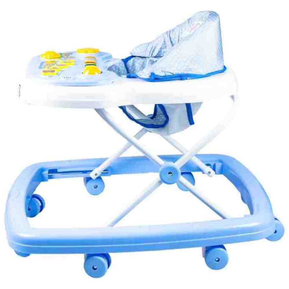 مولودي - مشاية أطفال مع صينية قابلة للإزالة - أزرق