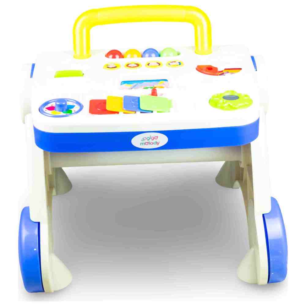 مولودي - مشاية أطفال موسيقية - أبيض