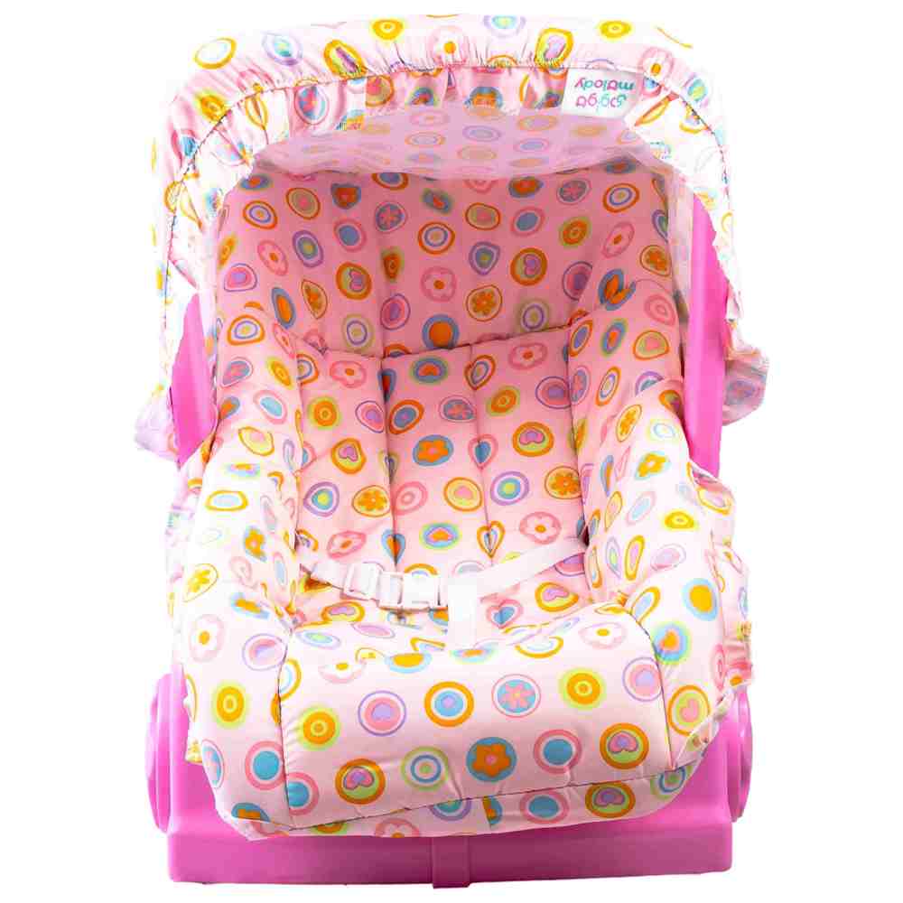 مولودي - كرسي حمل الأطفال خفيف الوزن - وردي