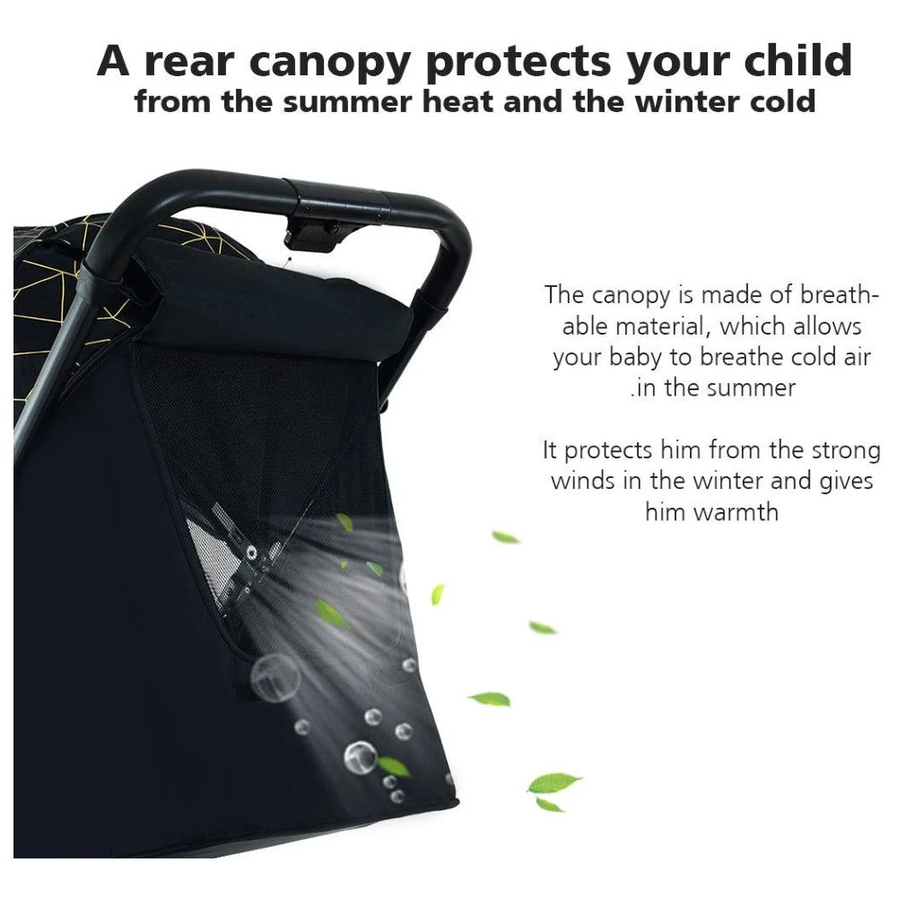 دريبا - عربية أطفال بعجلات فوم - رمادي/أسود