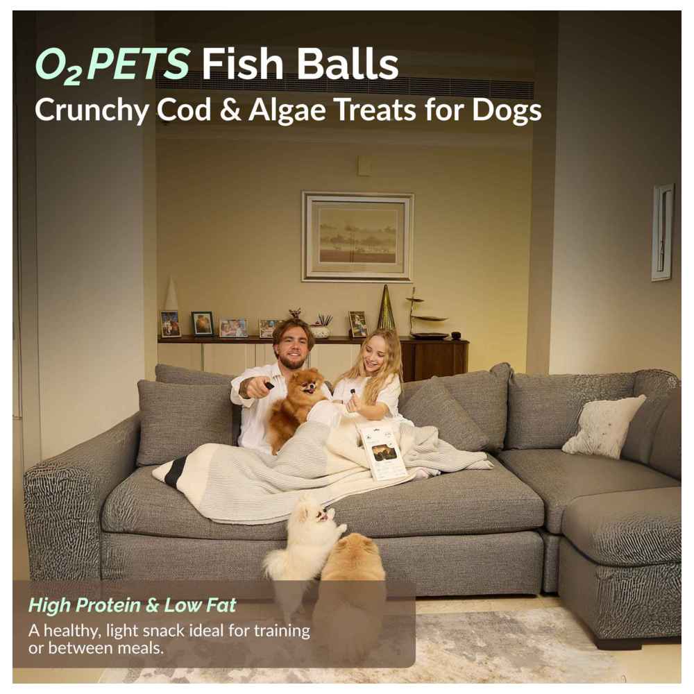 O2 Pets - Dog Treats - Cod Fish Balls - 90 gm