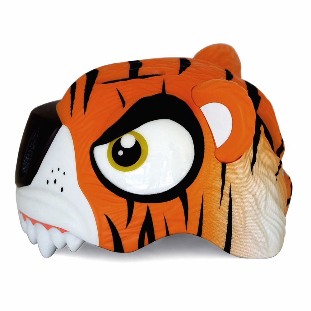 Crazy Safety - Bicycle Helmet - Tiger - Orange - 49-55cm