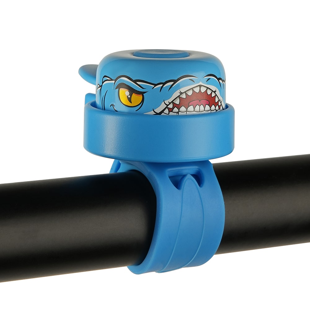 Crazy Safety - Bicycle Bell - Dino - Blue