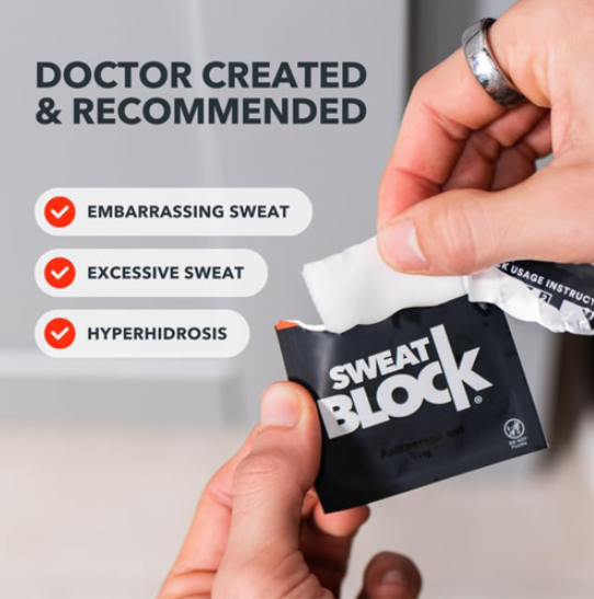 سويت بلوك - مناديل مبللة مضادة للتعرق - عدد 10