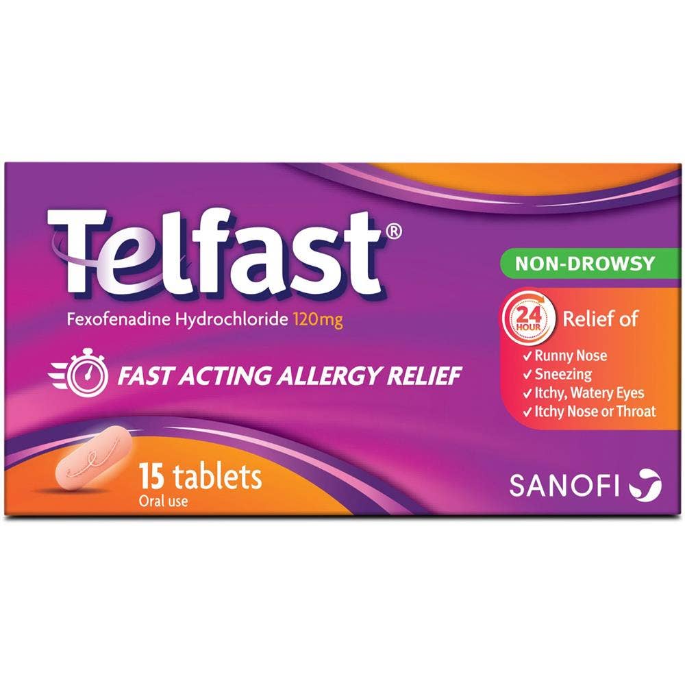 Telfast 120mg - 15 Tablet