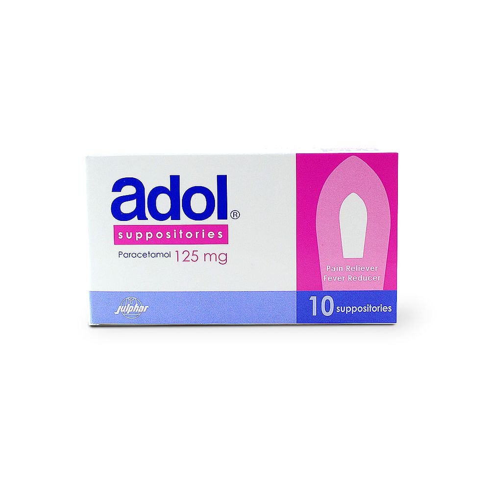 Adol 125mg - 10 Suppository