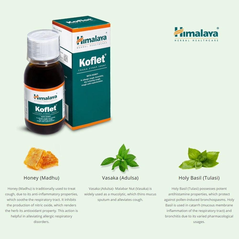 Himalaya Koflet Syrup - 100ml