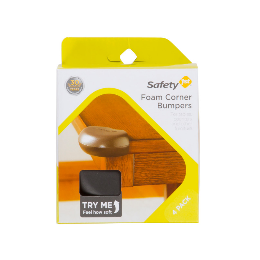 Safety 1st - Foam Corner Bumpers-Espresso - 4 Pcs
