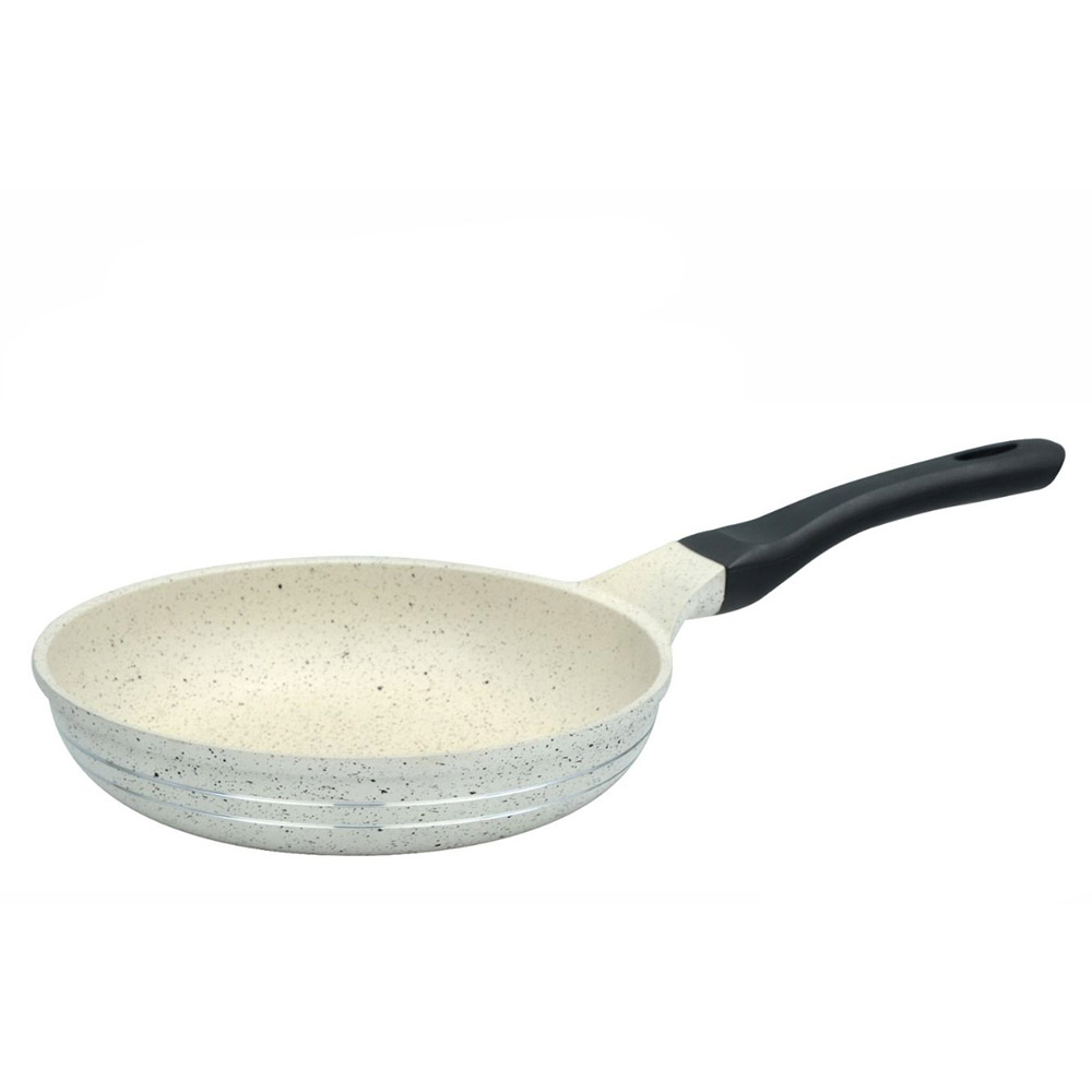 سونكس - مقلاة ماك غير لاصقة - رخامي أبيض - 20 سم