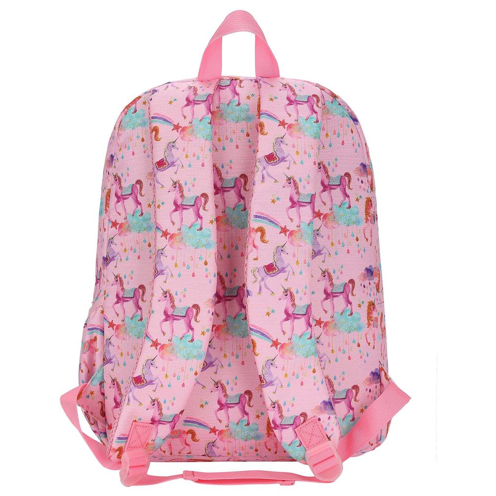 Cubs - Shiny Fabric School Backpack - Rose Pink - 17.7-Inch/45cm