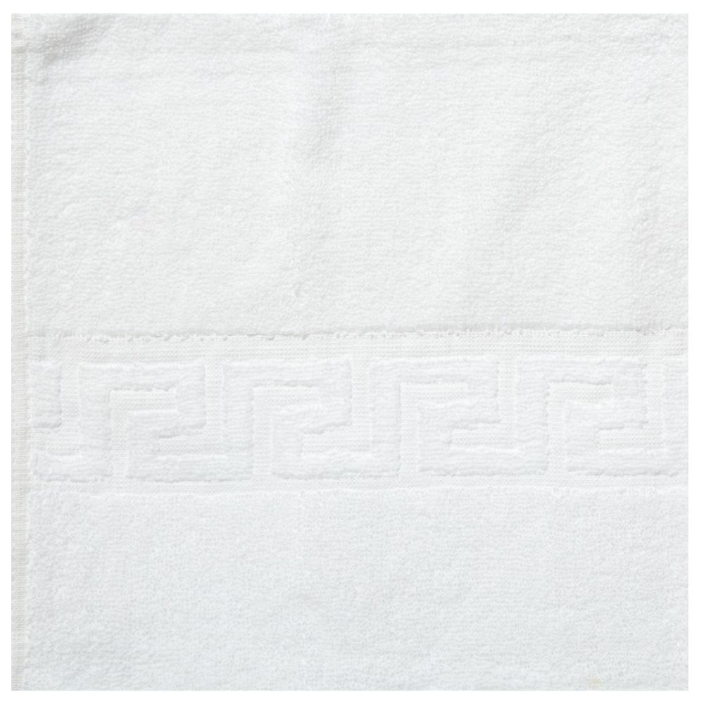 BYFT - Camel Pink Embroidered Bath Towel - White