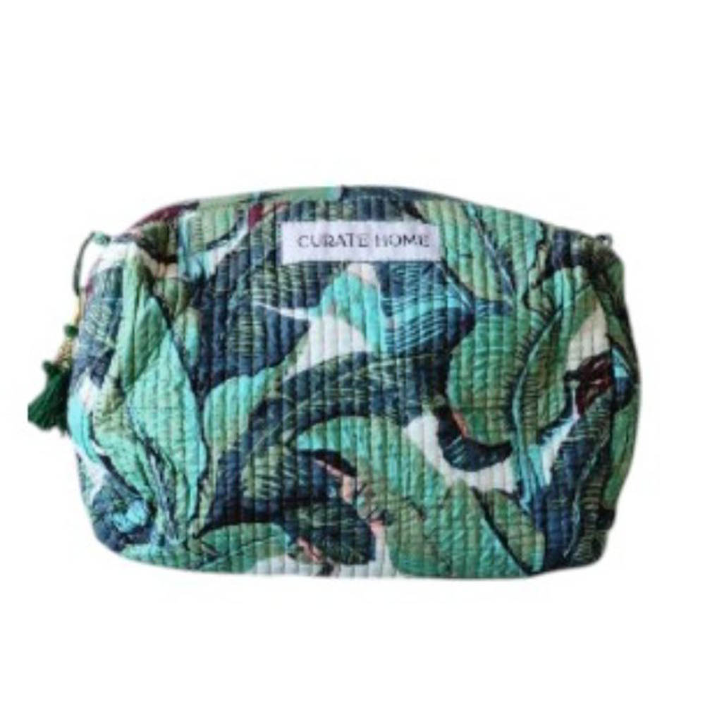 Curate Home - Block Printed Pouch - Style May Vary - 1Pc