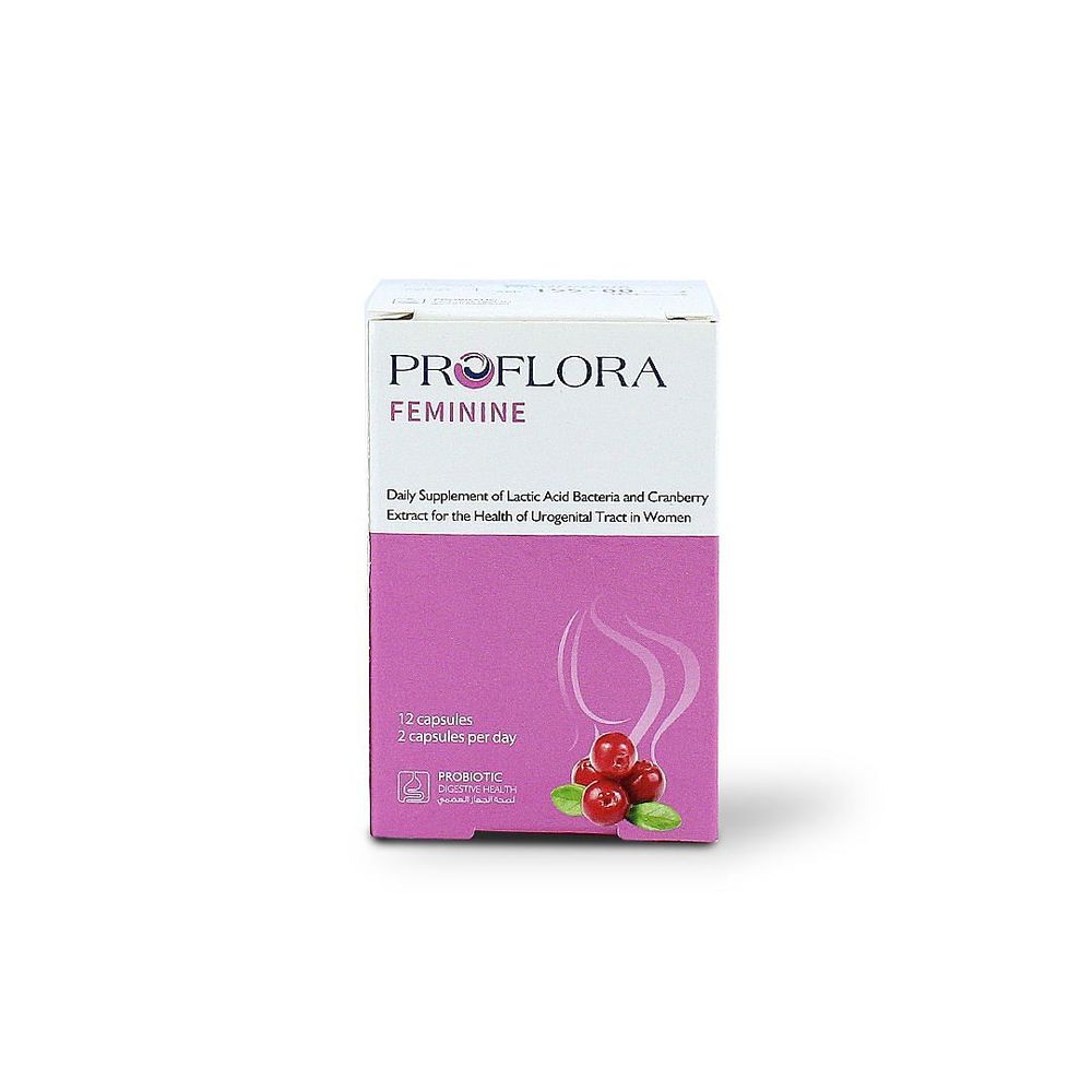 Proflora Feminine - Womens Probiotic with Cranberry & D‑Mannose for Vaginal & Urinary Tract Support