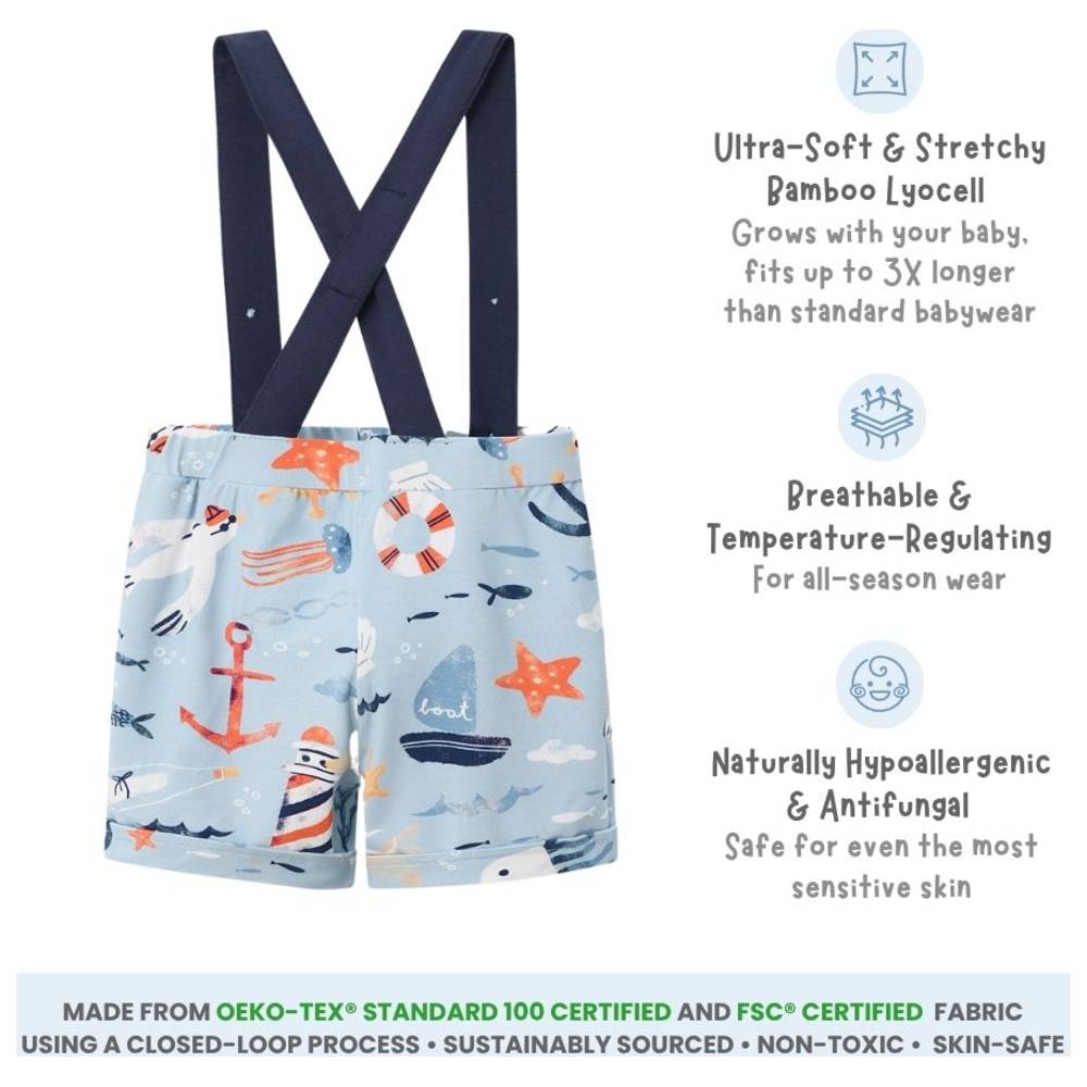 أطلس ومايا - شورت من الخيزران واللايوسل مع حمالة - أنكور أواي