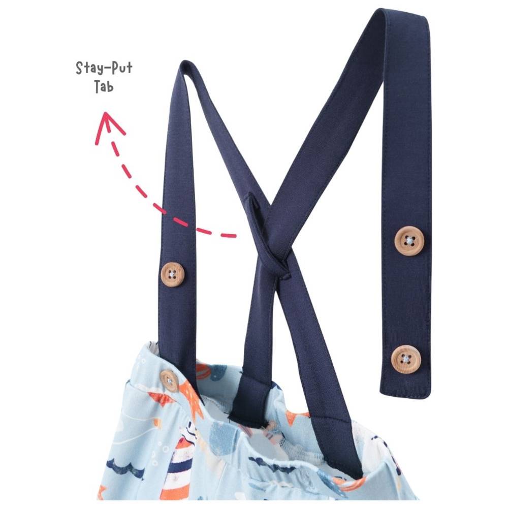 أطلس ومايا - شورت من الخيزران واللايوسل مع حمالة - أنكور أواي