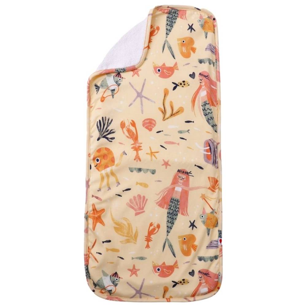 Atlas & Maya - Super Absorbent Bamboo Burp Cloth - Mermaid Love