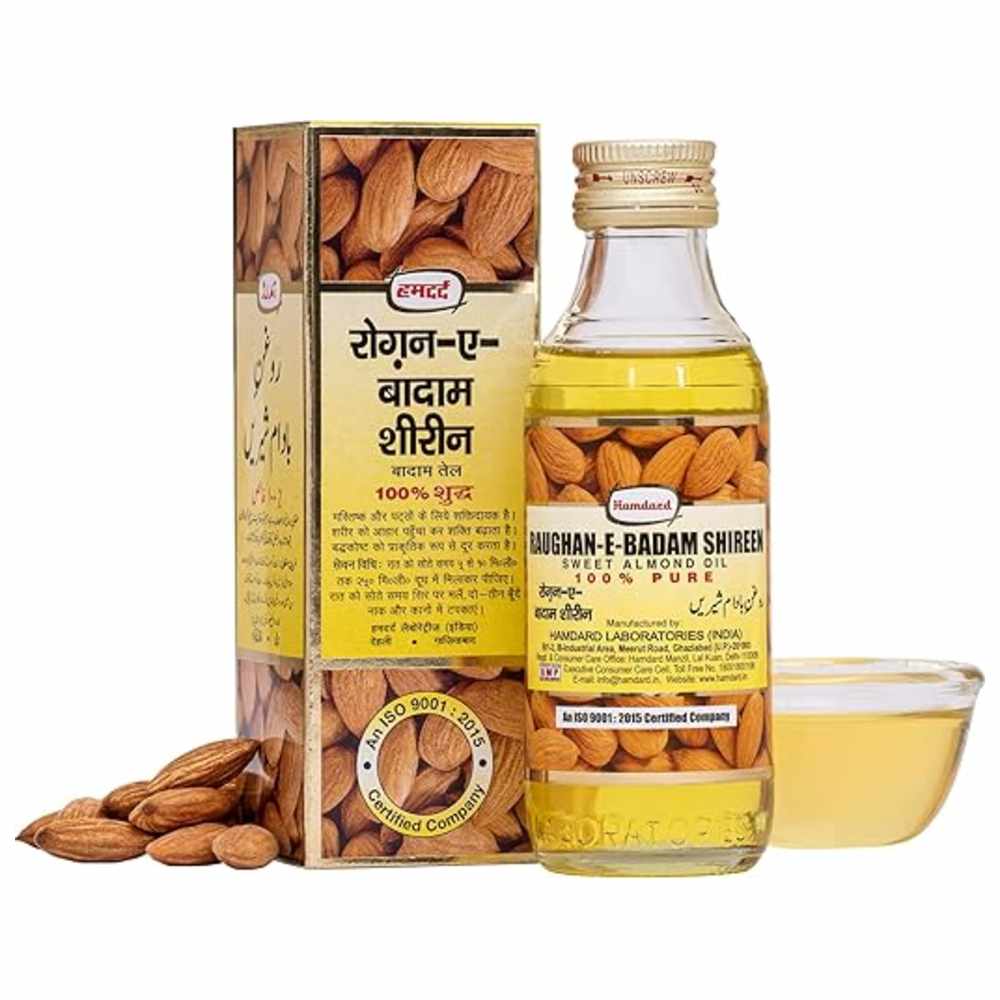 Hamdard - Raughan-E-Badam Shireen Oil - 100 ml