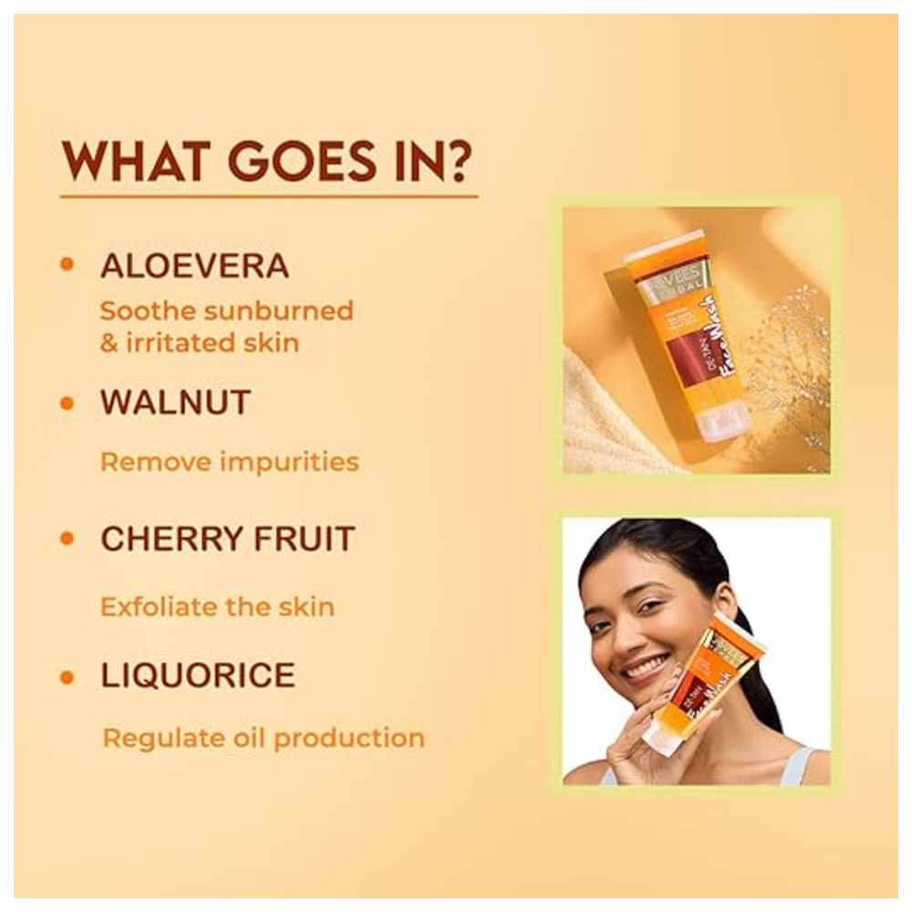 Jovees Herbal - De-Tan Face Wash - 120 ml