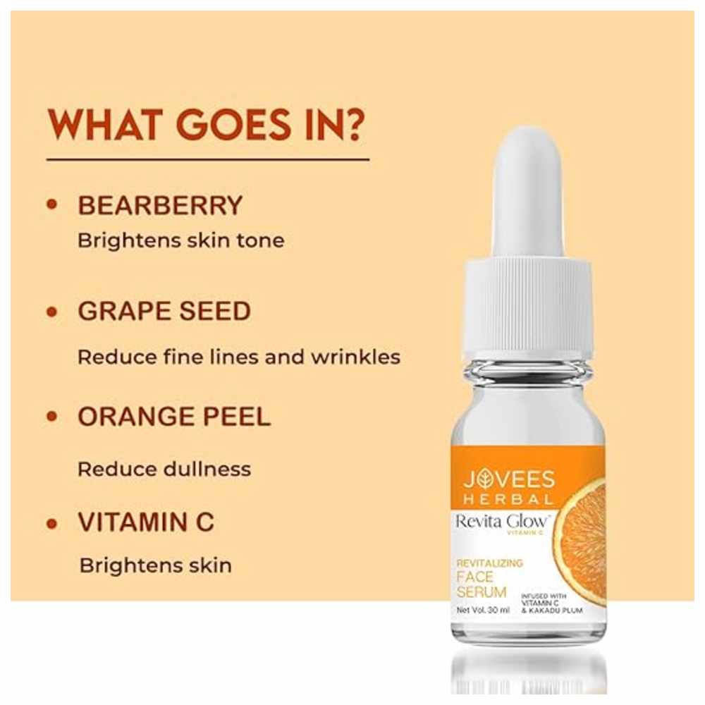 Jovees Herbal - Revita Glow Vitamin C Revitalizing Face Serum - 30 ml