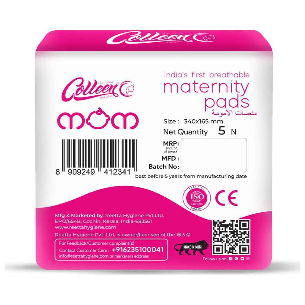 Colleen - Breathable Maternity Pads - 5 Pcs