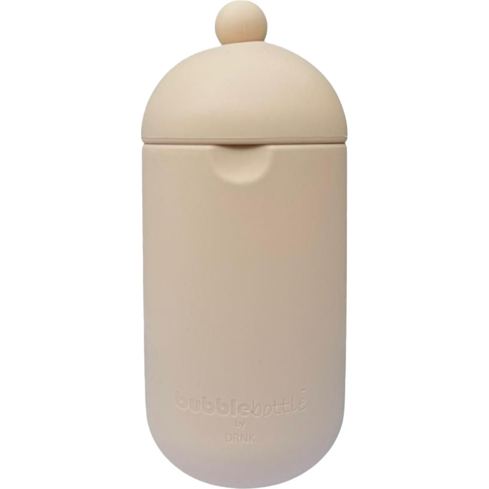 Drnk - Silicone Training Sippy Cup Bubblebottle - Cream - 350 ml