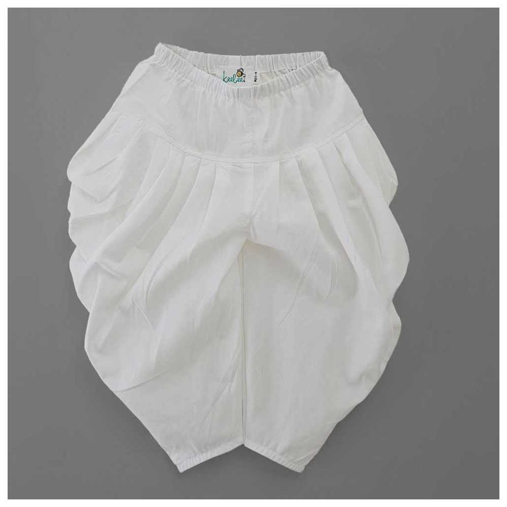 Keebee - 2pc-Set - Organic Cotton Birdcages Embroidered Kurta & Patiala Pants