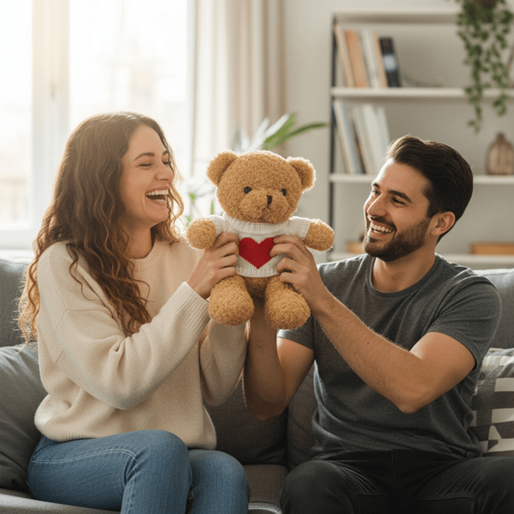 شير ذا لوف - دمية دب كلاسيكية - 25 سم