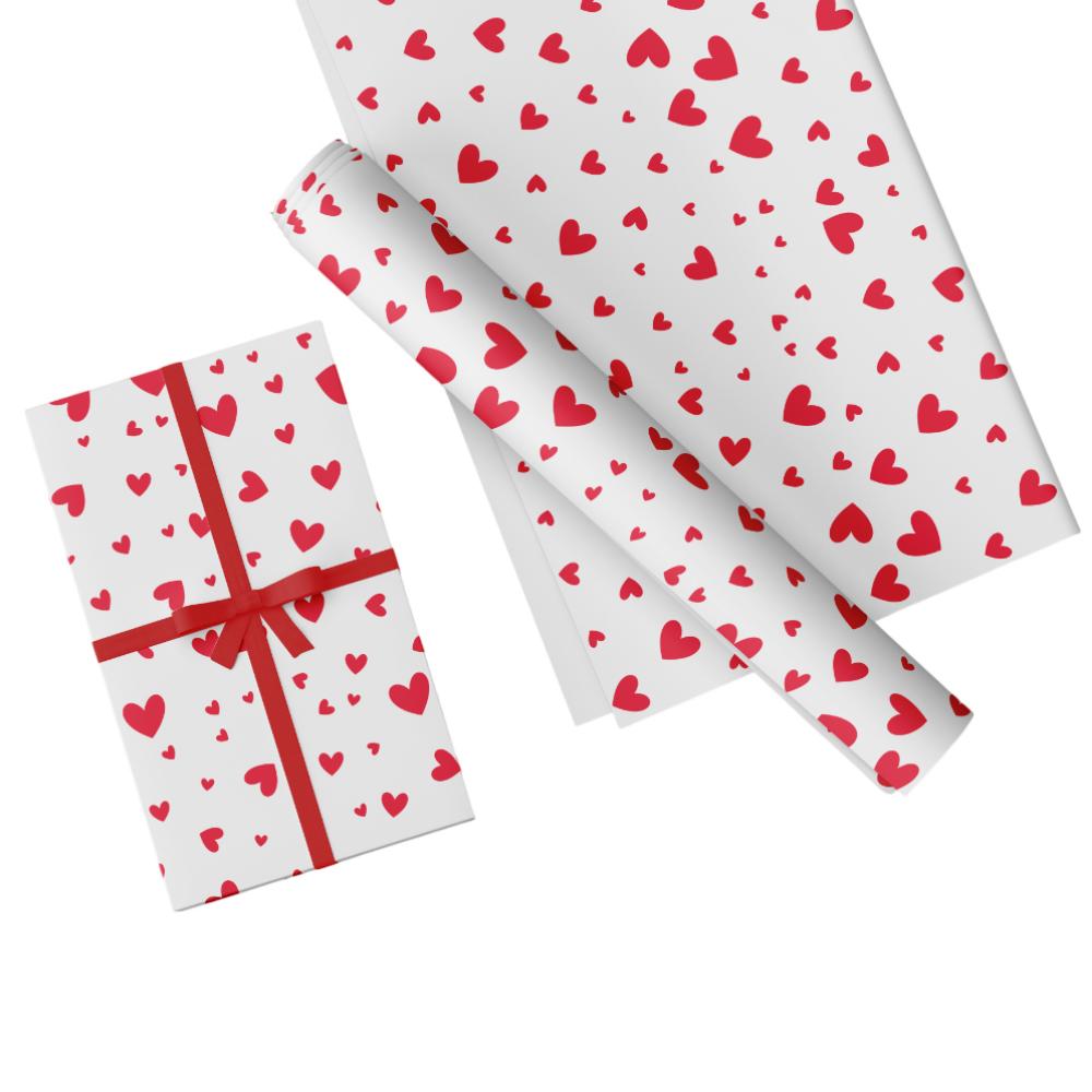 Share The Love - Gift Wrapping Paper Pack - Hearts - 041