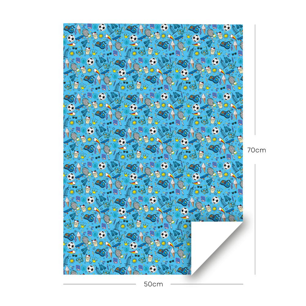 Share The Love - Gift Wrapping Paper Pack - SPORTY KIDS WRAPPING PAPER