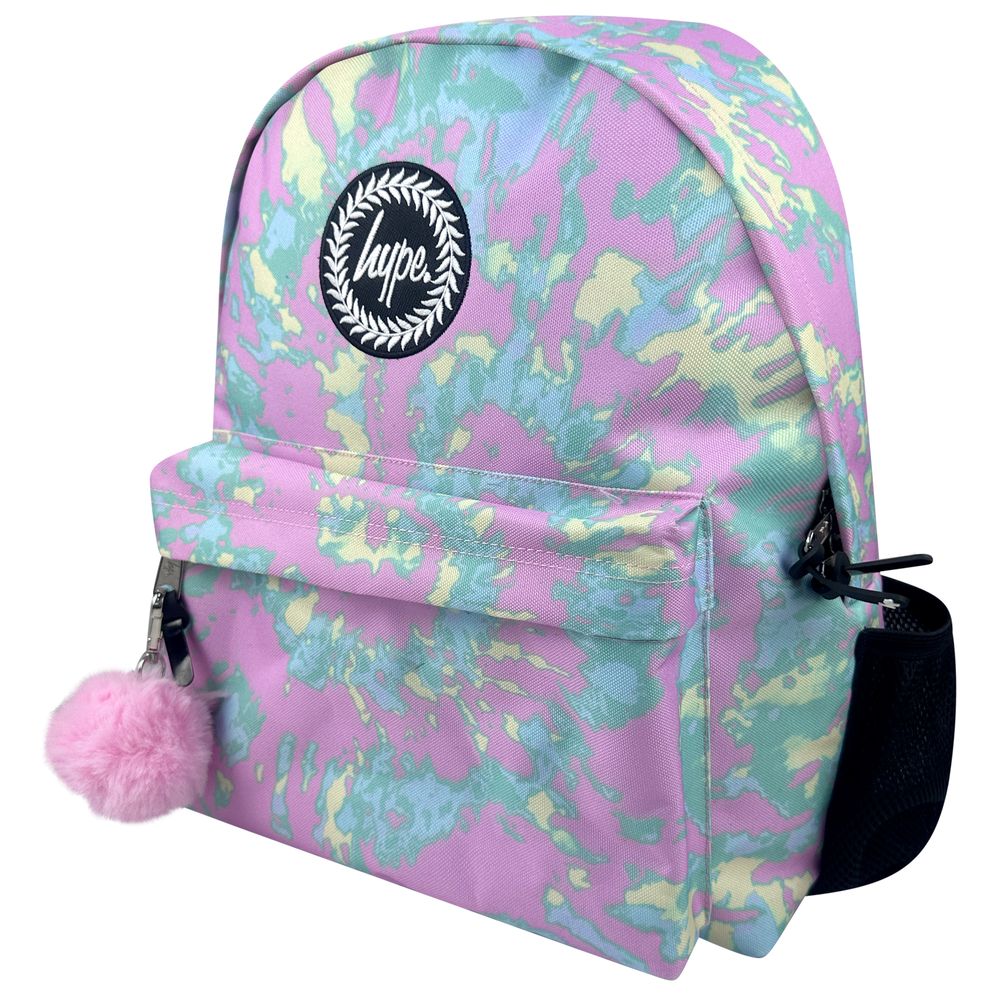 Hype - Iconic Backpack - Pastel Tie Dye - 16.5-inch