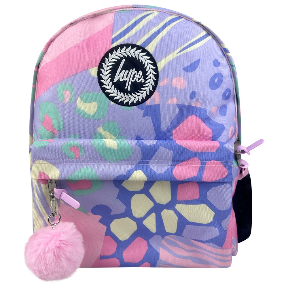 Hype - Iconic Backpack - Multi Pastel Prints - 16.5-inch