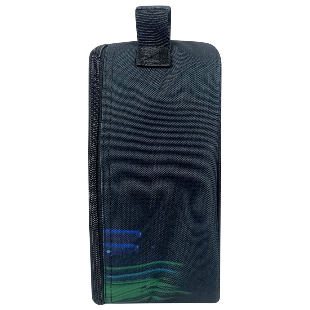 Hype - Insulated Lunch Bag - Black 3D Droplets