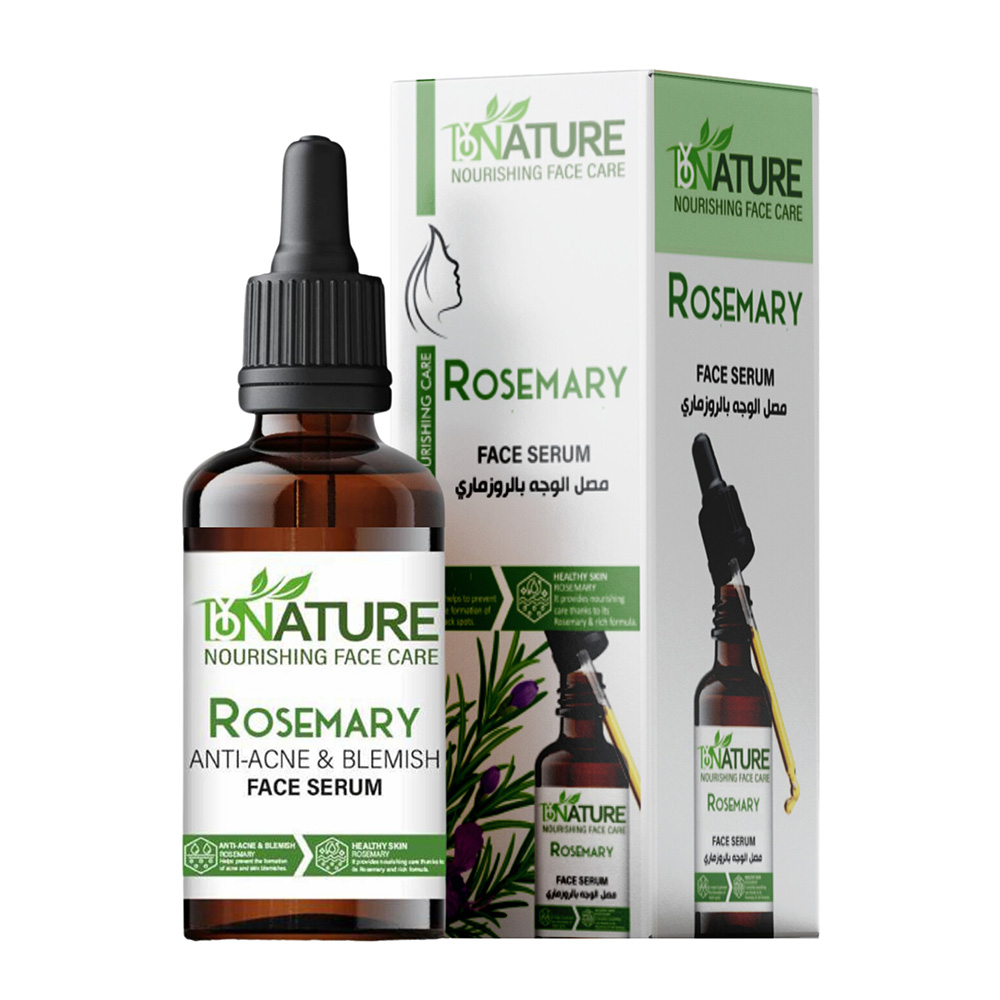 باي نيتشر - سيروم الوجه لمكافحة حب الشباب والعيوب بإكليل الجبل - 50 مل