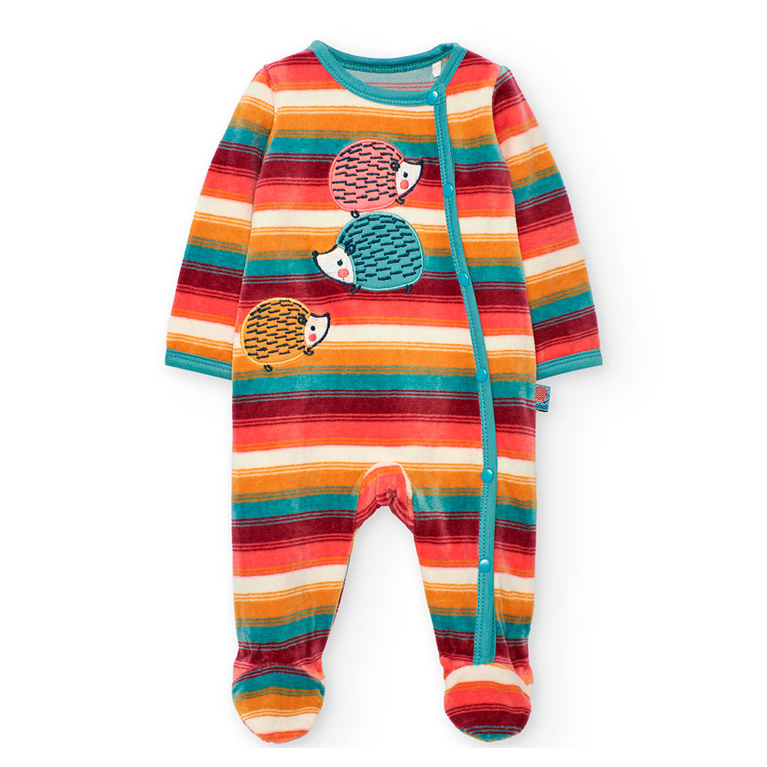 Boboli - Baby Girl's Knitted Striped Sleepsuit