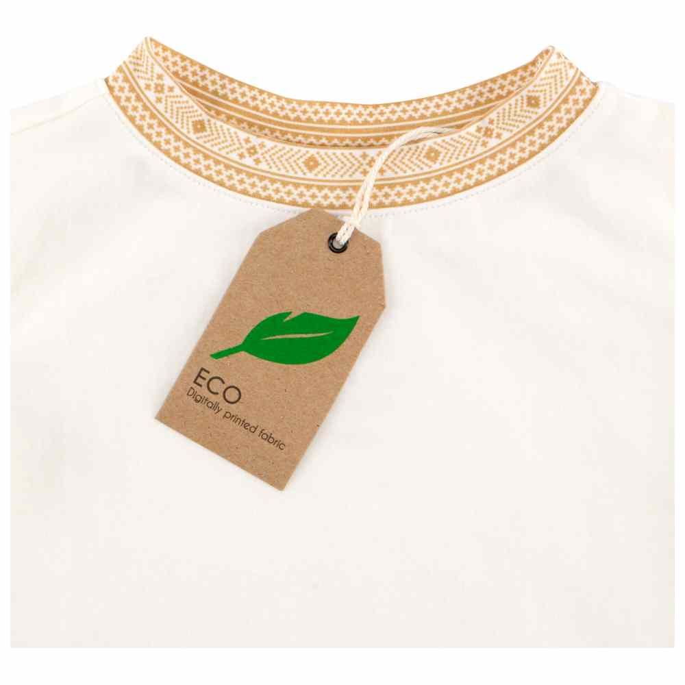 ثوب صغيري - طقم قطعتين - تي شيرت وشورت - أبيض