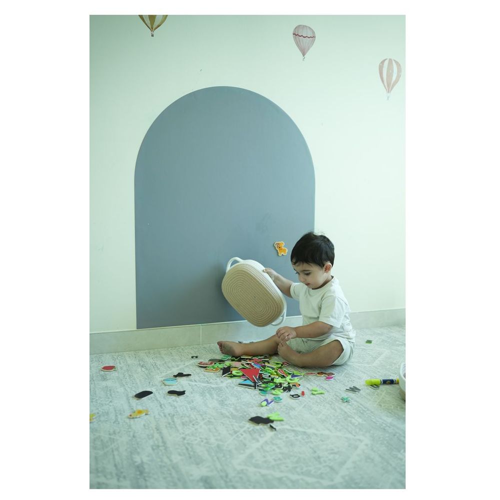 Mini Minds - Decal Magic Wall Board With Set Of Magnets - 110 Pcs