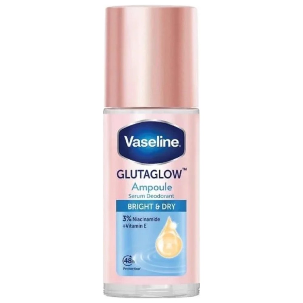 فازلين - مزيل عرق سيروم رول أون - إشراقة وجفاف - 45 مل